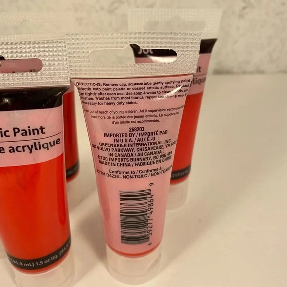 Jot Red Acrylic Paint Set - Picture 6 of 6